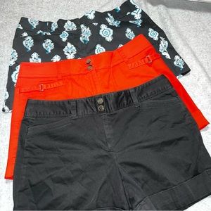 3 pair White House Black Market shorts size 10